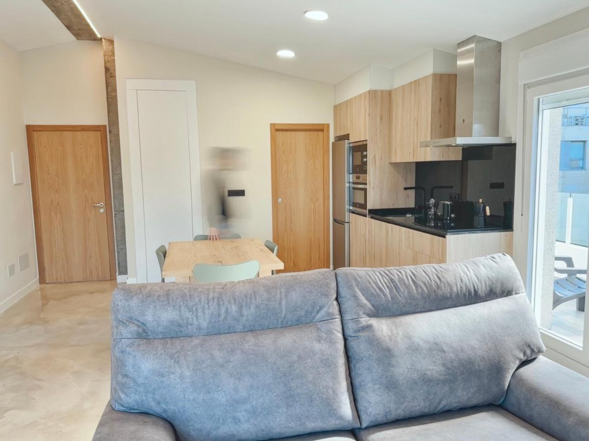 Apartamentos Avenida Areas Sanxenxo Bagian luar foto