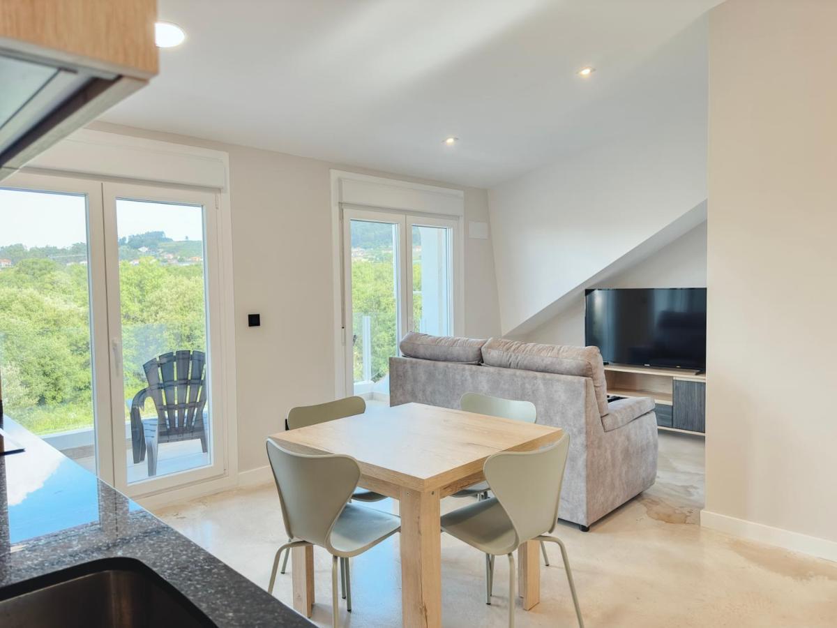 Apartamentos Avenida Areas Sanxenxo Bagian luar foto