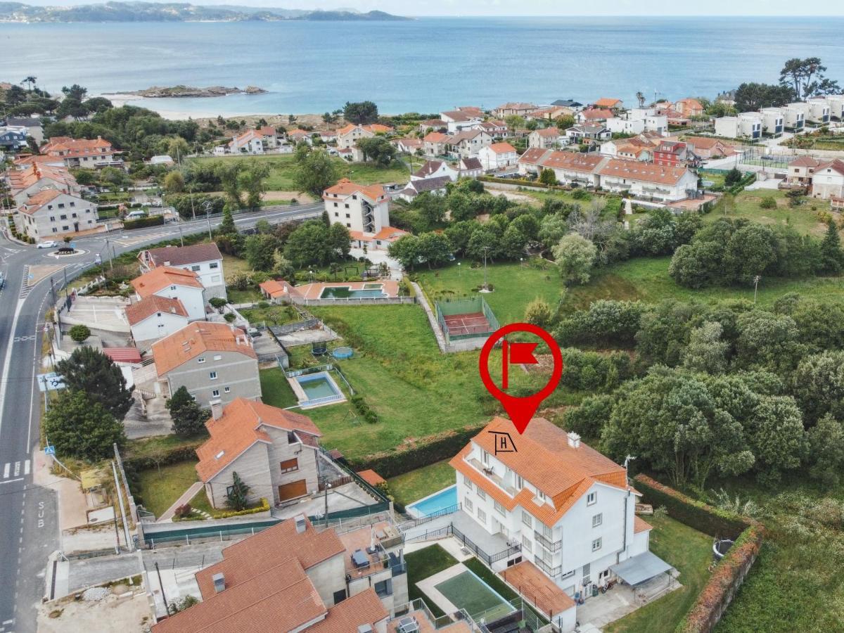 Apartamentos Avenida Areas Sanxenxo Bagian luar foto